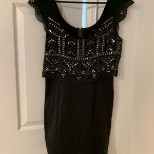 Cap sleeve cocktail dress